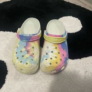 Multi color crocs